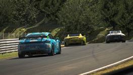 19.12.2020, Digital Nürburgring Endurance Series presented by Goodyear, DNLS Round 2, MAHLE 3h-Race, Nürburgring, #377, EPS RENNSPORT E-SPORTS, Porsche Cayman 718 GT4, SP10, iRacing