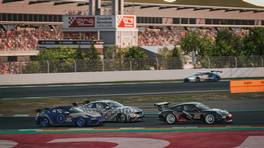 21.03.2021, 24H SERIES ESPORTS powered by VCO, Round 5, Barcelona, #401, E-GAME Racing, Porsche Cayman 718 GT4, #489, BS+COMPETITION, BMW M4 GT4, #977, Aurys Racing Team, Porsche 911 Cup, iRacing