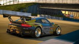 21.10.2021, 24H SERIES ESPORTS, Round 2, Sebring, #43, Logitech G Altus Esports Porsche 911 GT3 R: Yannick Lapchin, Florian Denard, Simon Feigl, iRacing