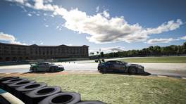 21.10.2021, 24H SERIES ESPORTS, Round 2, Sebring, #5, Williams Esports BMW M4 GT3: Arthur Lehouck, Daniel Lafuente, #55, MAHLE Racing Team Porsche 911 GT3 R: Sami-Matti Trogen, Dominik Staib, iRacing