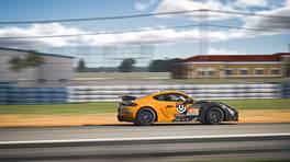21.10.2021, 24H SERIES ESPORTS, Round 2, Sebring, #418, Undercut Racing Team Porsche 718 Cayman GT4 ClubSport MR: Guillaume Egloff, Stefane Lagares, iRacing