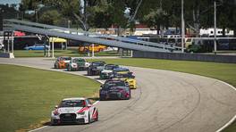 21.10.2021, 24H SERIES ESPORTS, Round 2, Sebring, Start action, TCR class, iRacing