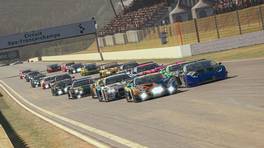 03.04.2021, Creventic Endurance Series, Round 1, Spa-Francorchamps, Start action, iRacing