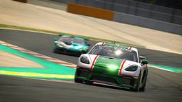28.08.2021, Creventic Endurance Series, Round 3, Circuit de Barcelona-Catalunya, #9, Juncos Racing eSports Green (Ezequiel Monteiro), Porsche 718 Cayman GT4, iRacing