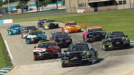 23.10.2021, Creventic Endurance Series, Round 4, Sebring, Start action, TCR class, iRacing
