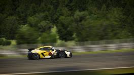 20.02.2021, Digital Nürburgring Endurance Series presented by Goodyear, DNLS Round 4, NIMEX 3h-Race, Nürburgring, #18, Power Team Racing - Team Gold, Porsche Caymen 718 GT4, SP10, Luis Tarifa, Manel Cubo Torres, iRacing