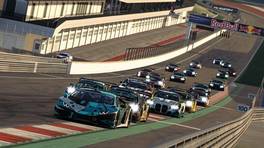 16.10.2021, IVRA Endurance Series, Round 2, 1000 km of Red Bull Ring, Start action, GT3 class, iRacing