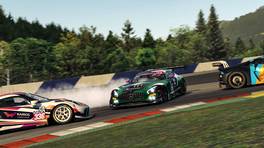 16.10.2021, IVRA Endurance Series, Round 2, 1000 km of Red Bull Ring, #336, Kairos Competition Porsche 911 GT3 R, #378, Maniti Racing Mercedes AMG GT3, iRacing