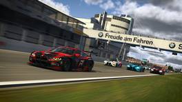 24.-25.04.2021, iRacing 24h Nürburgring powered by VCO, VCO Grand Slam, Start action, #71, BMW Team Redline, BMW M4 GT3 - Prototype leads
