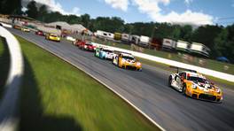 02.10.2021, iRacing Petit Le Mans powered by VCO, VCO Grand Slam, Start action GTLM