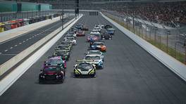 17.05.2021, rFactor 2 GT Pro Series, Round 6, Indianapolis, Start action, rFactor 2
