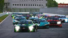 19.12.2021, HyperX GT Sprint Series, Round 6, Montreal, Start action, iRacing