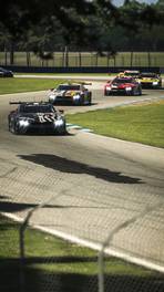 08.04.2021, IMSA iRacing Pro Series Presented by SimCraft, Round 1, Sebring, Race action, iRacing