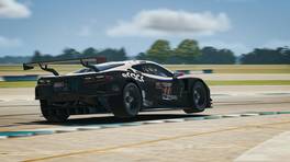 08.04.2021, IMSA iRacing Pro Series Presented by SimCraft, Round 1, Sebring, #77, Parker Kligerman, Henderson Motorsports / Kligerman Sport / eRacr.gg, Corvette, iRacing