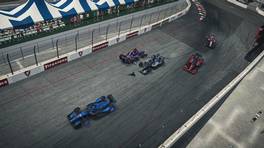 26.06.2021, ISOWC Round 4, Long Beach, Race action, iRacing