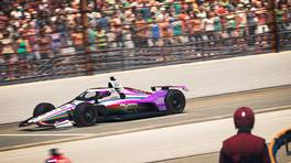 31.07.2021, ISOWC Round 6, Indianapolis 500, #22, Vilda Wallin, 3-Crowns Racing w/ IA-3CR, Dallara IR-18, iRacing