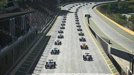 02.01.2021, VCO ProSIM SERIES, Round 4, Championship Race, Start action, Dallara F3, iRacing