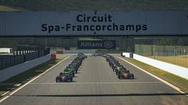 03.03.2021, VCO ProSIM SERIES, Round 7, Championship Race, Start action, Dallara F3, iRacing