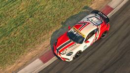 21.07.2021, The 6 Hours of the Eifel - Race Against The Flood, Nürburgring, #35, G-Force Experience eSports, Porsche 718 Cayman GT4 Clubsport, Loris Müller, Adrian Rziczny, Luc Schneider, iRacing