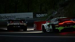 03.04.2021, The Sim Grid x VCO World Cup Round 1, 12 h of Bathurst, #123, FFS Racing AMR V8 Vantage, Mike Nobel, Andre Franke, Joe McAuley, Philippe Simard, Assetto Corsa Competizione