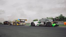 26.065.2021, The Sim Grid x VCO World Cup Round 3, 12H of Donington, #92, Triple A Esports AMR V8 Vantage, Axel Petit, Alexandre Vromant, Maxime Batifoulier, Arnaud Lacombe, Assetto Corsa Competizione
