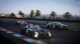 21.08.2021, The Sim Grid x VCO World Cup Round 4, 12H of Kyalami, #199, SG Stern Mercedes AMG GT3 Evo, Adam Christodoulou, Fabian Fabek, Michael Roth, Assetto Corsa Competizione