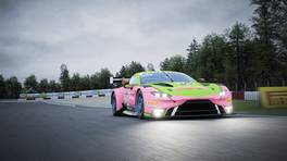 02.10.2021, The Sim Grid x VCO World Cup Round 5, 24H of Nurburgring, #125, Real Racing Club by Schinkenwagen (formally Ubik Events Racing) AMR V8 Vantage: Titus Konrad, Eric Nieth, Ryan Yee, Sonke Seidel, Assetto Corsa Competizione