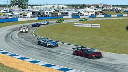 01.04.2021, RCCO World eX Championship Round 2, Sebring, Race action, #99, Michi Hoyer, Absolute Racing (esports) leads, rFactor 2