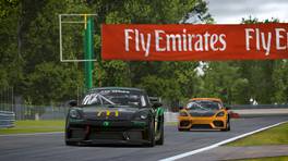 13.02.2022, 24H SERIES ESPORTS, Round 4, 6h Monza, #412, ENTROPIQ Porsche 718 Cayman GT4 ClubSport MR: Lukas Podstata, Martin Sirotek, iRacing
