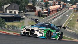 18.09.2022, 24H SERIES ESPORTS, Round 1, Spa-Francorchamps, #83, RiLey SimRacing BMW M4 GT3: Andreas Fink, Dominik Pusch, Marc Winkler, Patrick Richter, Timon Willms, iRacing