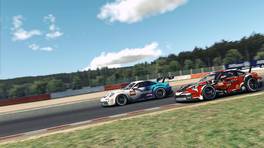 18.09.2022, 24H SERIES ESPORTS, Round 1, Spa-Francorchamps, #995, Williams Esports Porsche 992 Cup: Alessandro Bico, Kamil Grabowski, #996, Asetek Simsports Visceral Porsche 992 Cup: Anders Dahl, Vince Peeters, iRacing