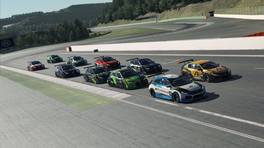 18.09.2022, 24H SERIES ESPORTS, Round 1, Spa-Francorchamps, Start action, TCR class, iRacing