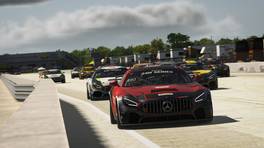 16.10.2022, 24H SERIES ESPORTS, Round 2, Sebring, Start action, GT4 class, iRacing