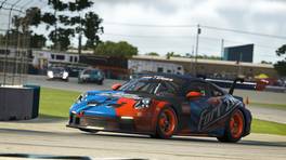 16.10.2022, 24H SERIES ESPORTS, Round 2, Sebring, #966, Team Fordzilla Porsche 992 Cup: Mike A. Wagner, William Chadwick, iRacing