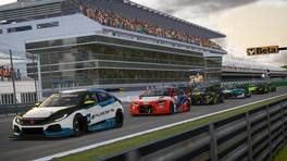 04.12.2022, 24H SERIES ESPORTS, Round 4, Monza, Start action, TCR class, iRacing