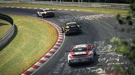 13.02.2022, Digital Nürburgring Endurance Series presented by Goodyear, HAPPY RACING 3h-Rennen, Round 4, Nürburgring, #203, CoRe SimRacing Cup2, Porsche 911 GT3 Cup (992), Dominik Engel, Ronald Großmann, iRacing