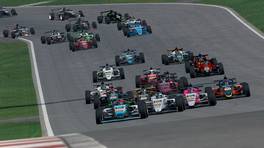 14.09.2022, Esports Racing League (ERL) by VCO, Falll Cup, Round 1, Fuji Speedway, iRacing, Start action, Heat 1.