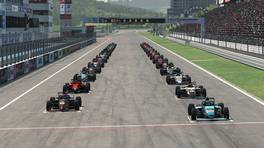 14.09.2022, Esports Racing League (ERL) by VCO, Falll Cup, Round 1, Fuji Speedway, iRacing, Start action, Heat 2.
