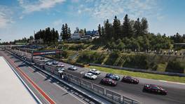 28.09.2022, Esports Racing League (ERL) by VCO, Fall Cup, Round 2, Zolder, Assetto Corsa Competizione, Start action, Quarter final 2.