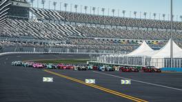 12.10.2022, Esports Racing League (ERL) by VCO, Fall Cup, Round 3, Daytona International Speedway, rFactor2, Start action, Quarter Final 1.