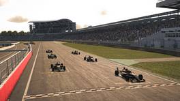 02.11.2022, Esports Racing League (ERL) by VCO, Fall Cup, Masters, Hockenheim, iRacing, Start action Race 1.