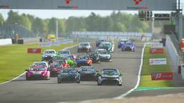 15.06.2022, Esports Racing League (ERL) Summer Cup by VCO, Donington Park, Round 1, rFactor2, Start action, Heat 3.