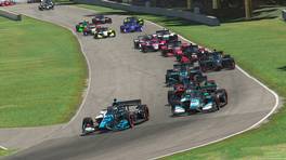 29.06.2022, Esports Racing League (ERL) Summer Cup by VCO, Road America, Round 2, iRacing, Start action, Heat 3.