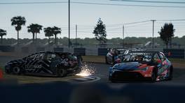 10.08.2022, Esports Racing League (ERL) Summer Cup Masters by VCO, Sebring, rFactor2, #90, BS+COMPETITION, Alen Terzic, #77, Team Fordzilla, Shaun Arnold.