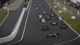 23.03.2022, Esports Racing League (ERL) by VCO, Round 2, Zandvoort, rFactor2, Start action, Semi Final.