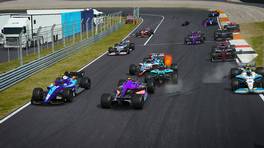 23.03.2022, Esports Racing League (ERL) by VCO, Round 2, Zandvoort, rFactor2, Start action, Second Change.