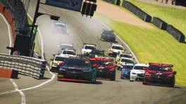06.04.2022, Esports Racing League (ERL) by VCO, Round 3, Brands Hatch, iRacing, Start action, Heat 1.