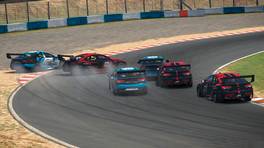 30.01.2022, Esports Racing World Cup (ERWC), Day 3, iRacing, Start action, Final Race 2.