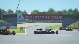 17.04.2022, Formula SimRacing World Championship, Round 4, Silverstone, Race action, rFactor 2