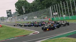 26.06.2022, Formula SimRacing World Championship, Round 7, Monza, Start action, rFactor 2